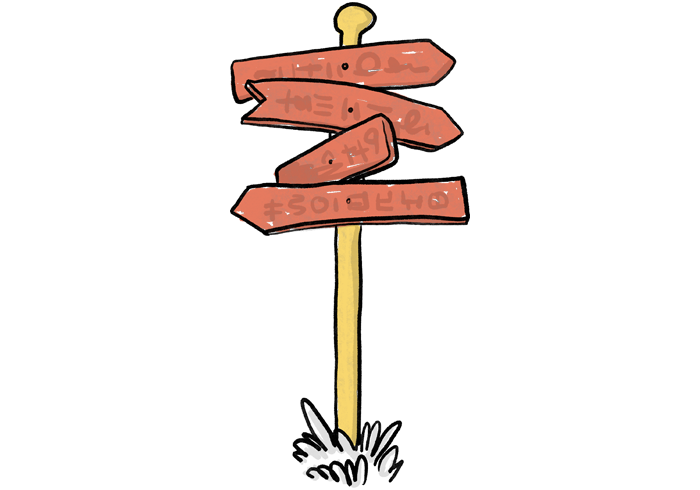 Illustration of a roadmap symbolizing policies.