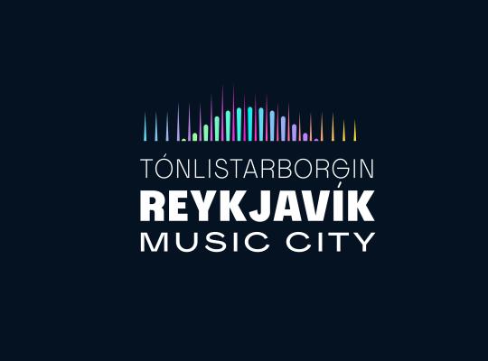 Logo af tónlistarborgin Reykjavík Music City