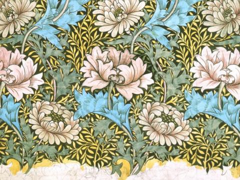 Verkið Chrysanthemum eftir William Morris