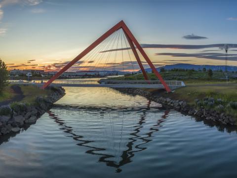 Hjólabrú yfir Elliðaá