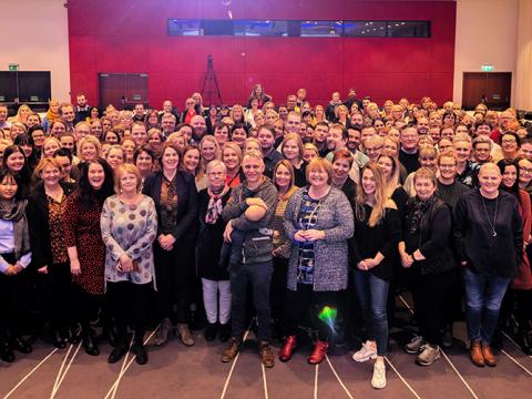 Hópmynd af starfsfólki velferðarsviðs