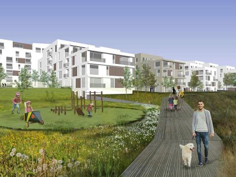 Hugmyndir að íbúabyggð í Àrtúnshöfða.