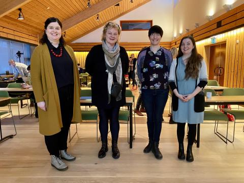 Elín Oddný Sigurðardóttir, Ásdís Þorsteinsdóttir, Elín Sigríður Gunnsteinsdóttir og Bryndís Hreiðarsdóttir.
