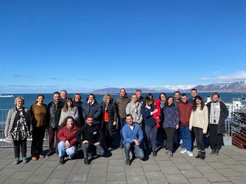 Þátttakendur í Erasmus+ verkefninu Facilitating e-Learning for an Inclusive Pedagogy.