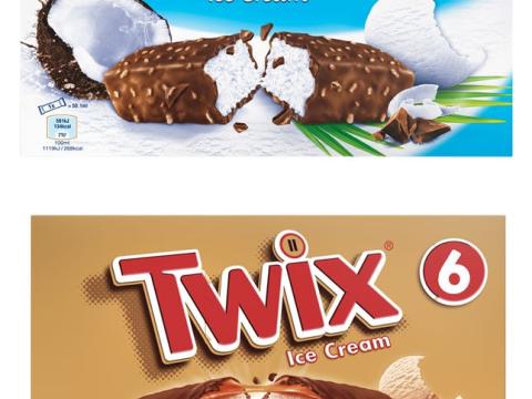 Innköllun: Mars og Bounty ís