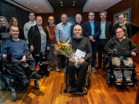 Aðgengis- og samráðsnefnd ásamt borgarstjóra og Haraldi I. Þorleifssyni