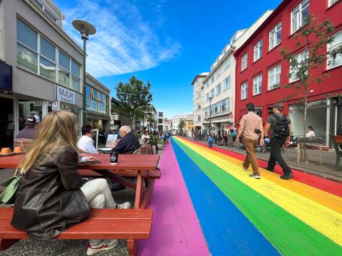 Nær 85% íbúa höfuðborgarsvæðisins eru jákvæðir gagnvart ferðamönnum á svæðinu . Mynd: Ólafur Daði Eggertsson