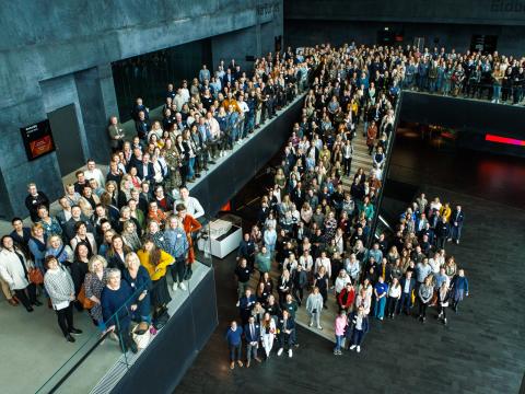 Hópur stjórnenda hjá Reykjavíkurborg á stjórnendadegi.