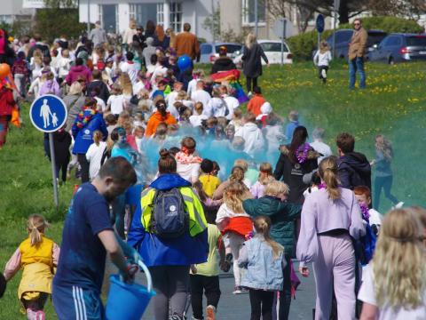 Regnbogahlaup Tjarnarinnar maí 2022