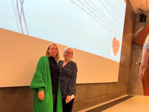 Jóna Kristín Gunnarsdóttir og Inga Aronsdóttir