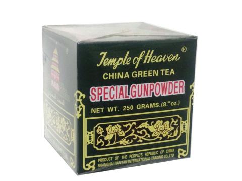 Special Gunpowder grænt te.