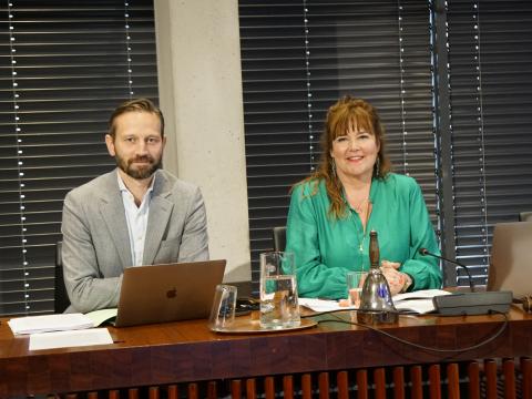 Einar Þorsteinsson og Þórdís Lóa Þórhallsdóttir.