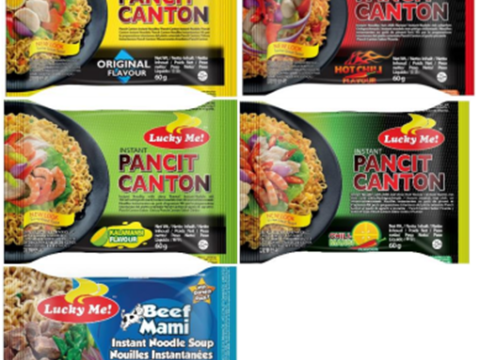 Pancit Canton núðlur.