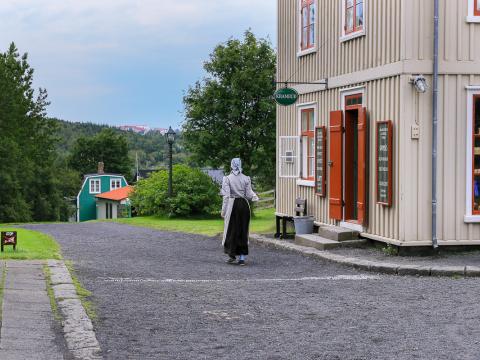 Lífið í þorpinu á Árbæjarsafni. Ljósmynd Roman Gerasymenko