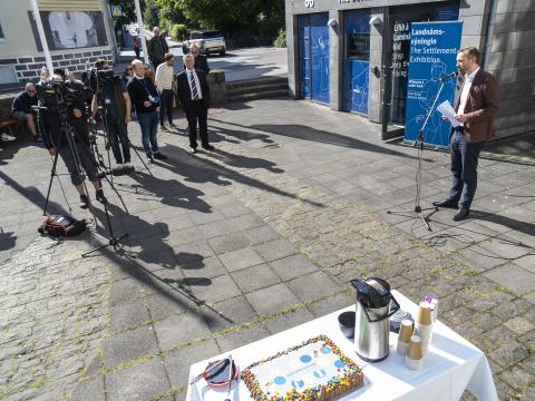 Frá blaðamannafundi Menningarnætur 2022