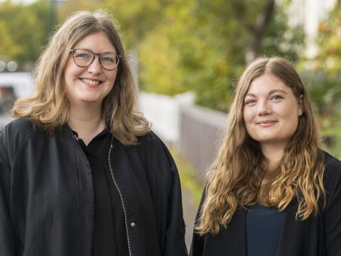 Sigríður Finnbogadóttir og Brynhildur Hallgrímsdóttir