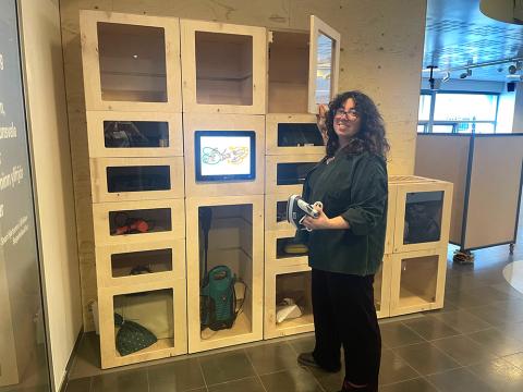 Hringrásarsafnið í Borgarbókasafni í Grófinni.