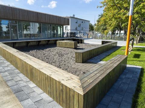 Leikskólinn Brákarborg við Kleppsveg.