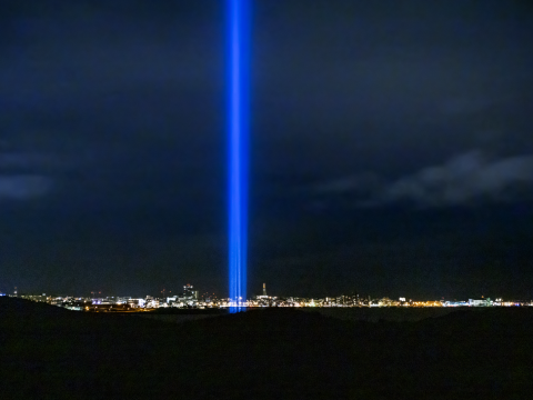 Friðarsúlan í Viðey