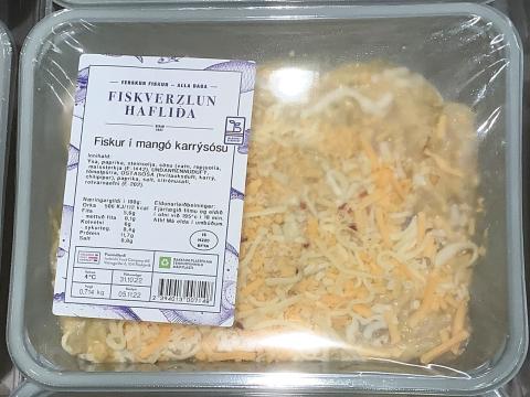 Innköllun á fiski í mangó karrýsósu