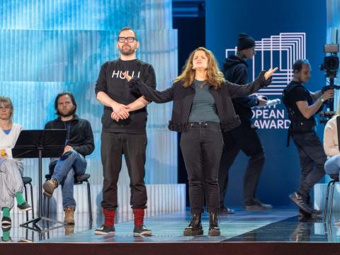 Undirbúningur fyrir Evrópsku Kvikmyndaverðlaunin eru í hámarki í Hörpu