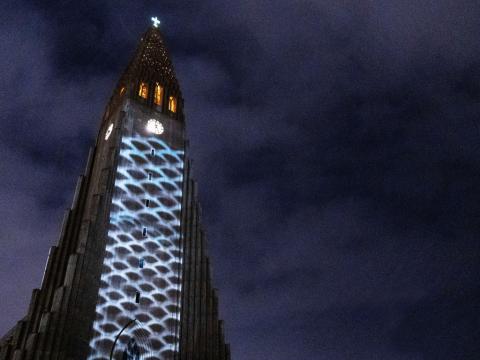 Hallgrímskirkja á Vetrarhátíð 2023