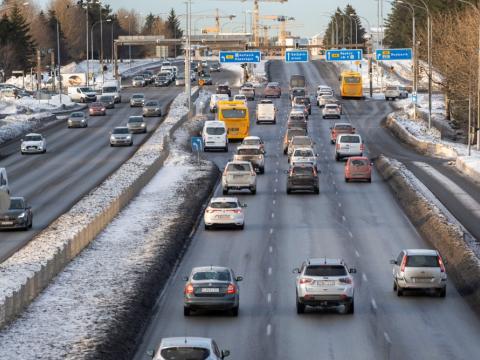 Bílaumferð í Reykjavík