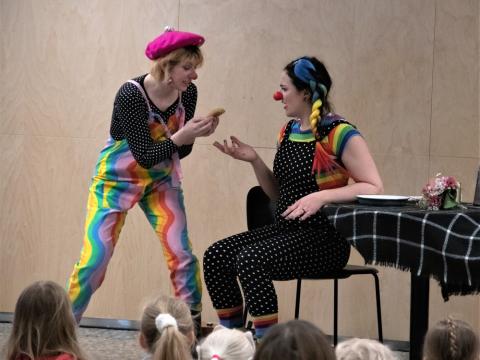 Frá leiksýningu á Barnamenningarhátíð.