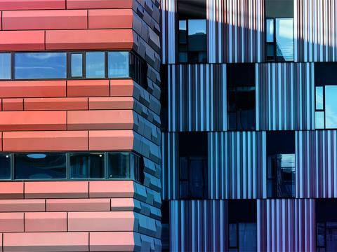 Uppbygging innviða - útlitsmynd af húsum