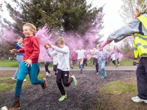 Regnbogahlaup Tjarnarinnar 2023.