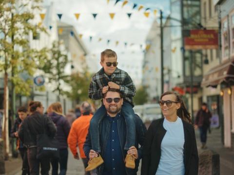 Gleði í miðborginni