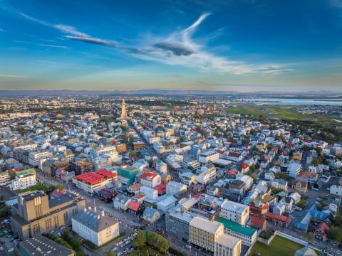 Loftmynd af Reykjavík 2023.