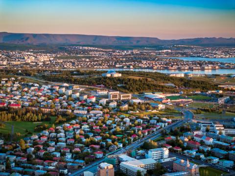 Loftmynd af Reykjavík 2023.