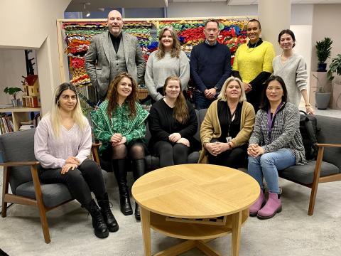 Fulltrúar velferðarráðs, fjölmenningarráðs og þátttakendur í velferðarkaffi