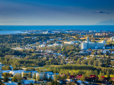 Reykjavík loftmynd. Ljósmynd Ragnar Th. Sigurðsson