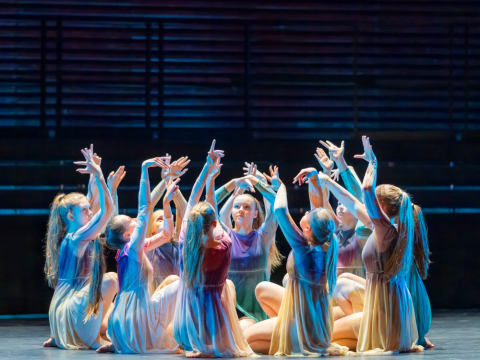 Dansatriði við opnun Barnamenningarhátíðar 2023