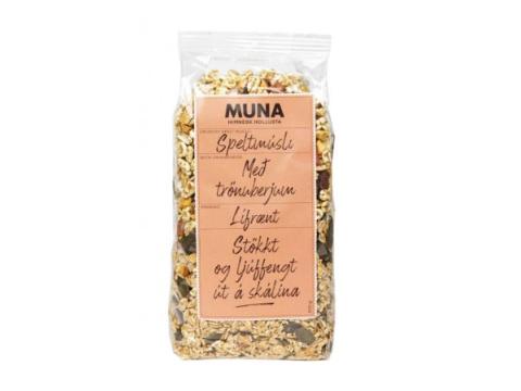 MUNA Múslí spelt með trönuberjum.