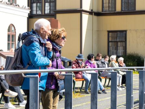 Ferðamenn í miðborginn