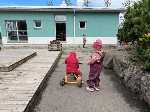 Children at play in preschool