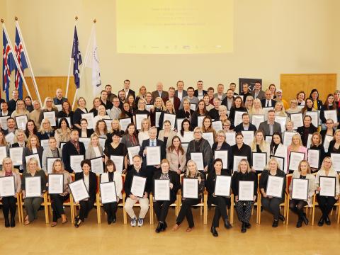 Recipients of The Balance Scale awards 2024 group photo