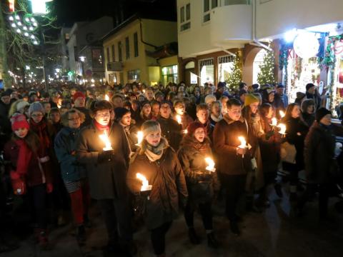 Peace Walk on Mass of St. Thorlac