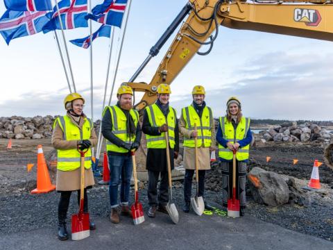 Skóflustunga vegna byggingu Fossvogsbrúar