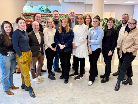 Group photo of presenters at the Welfare Coffee event on March 7 and representatives from the Welfare Council. 