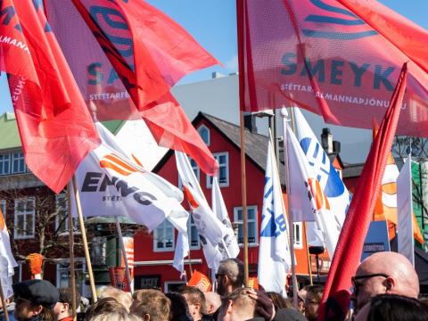 Kröfuganga verkalýðsins á 1. maí 2024