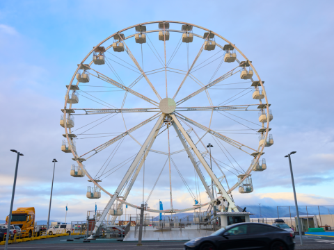 The Ferris wheel at Miðbakki