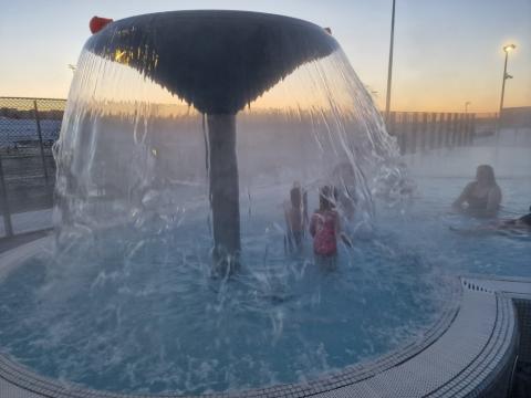 Photo taken at a swimming pool.