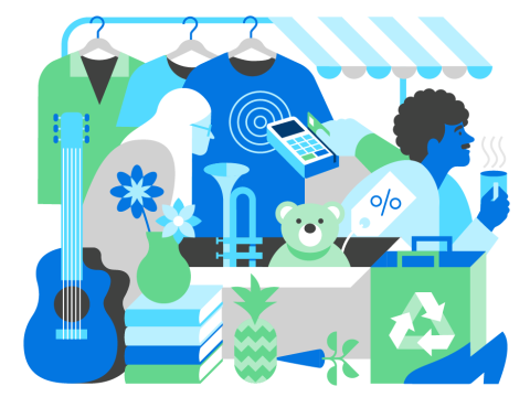 public market drawing