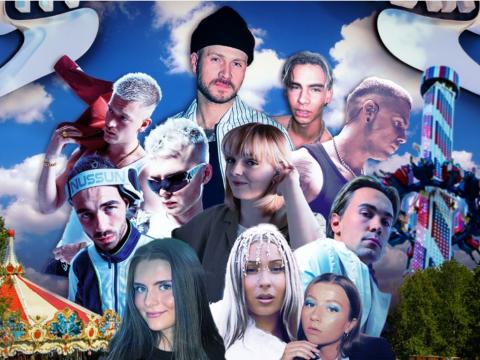 Tónlistarfólk sem kemur fram á Tívolí tónleikunum í Fjölskyldu- og húsdýragarðinum í sumar.