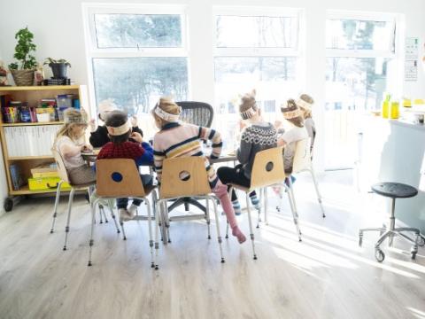 Children at a preschool in Reykjavík