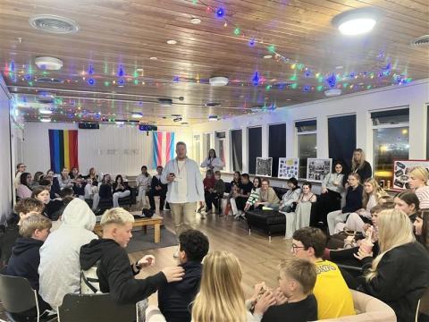 Snapshots from youth centers on Youth Center Day.